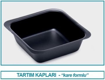 İSOLAB 037.21.007 tartım kabı - P.S - kare form - siyah - 5 ml - gamma steril (10 adet)