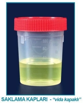 İSOLAB 087.01.001 idrar beheri - non steril (500 adet)