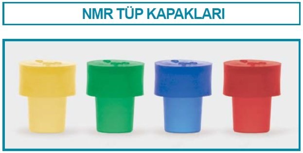 İSOLAB 072.01.006 NMR tüp kapak - mavi (100 adet)