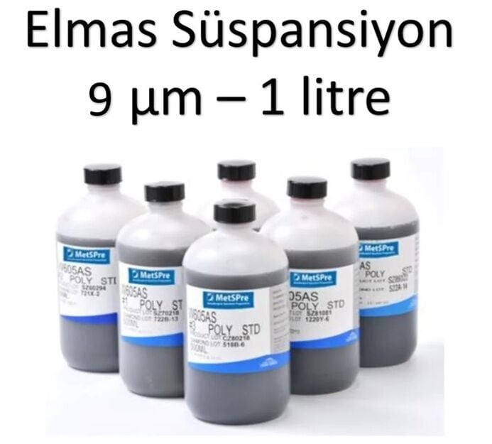 ELMAS SUSPANSIYON MONO KRİSTALİN 9 μm mikron - 1 litre