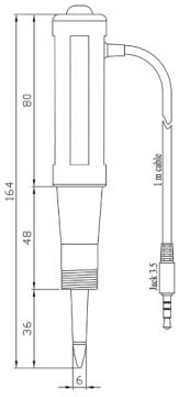 HANNA FC2320 Et PVDF Vücut Yiyecek Bakımı Et Elektrotları Et Ürünleri