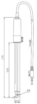 HANNA HI10430 Hidrokarbonlar ve Solventler İçin Dijital Cam Vücut pH Elektrodları