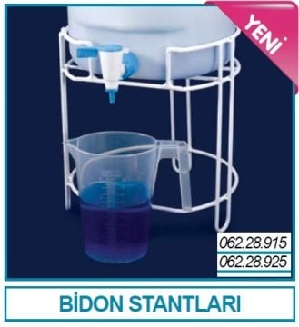 İSOLAB 062.28.925 bidon standı - 062.28.910 kodlu 20 lt bidonlar için (1 adet)