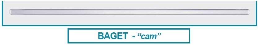 İSOLAB 057.03.300 baget - cam - 300 mm - çap 6 mm (10 adet)