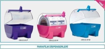 İSOLAB 058.02.001R parafilm dispenseri - rubi (1 adet)