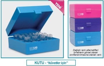 İSOLAB 098.03.001R kutu - küvet için - rubi (1 adet)
