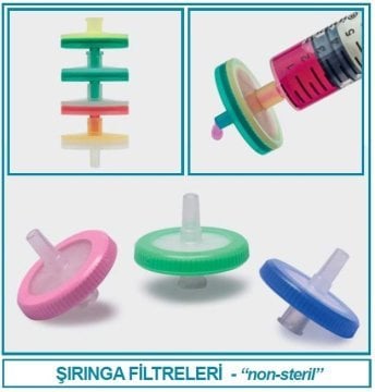 İSOLAB 094.03.002 şırınga filtre - ISOLAB - PTFE - 0.22/25 (100 adet)