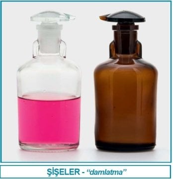 İSOLAB 062.02.100 şişe - damlatma - cam - şeffaf - 100 ml (1 adet)