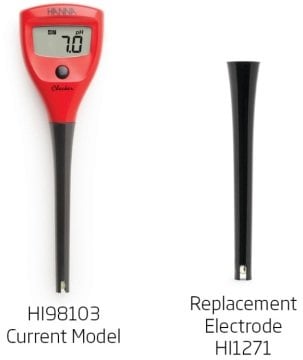 HANNA HI1271 HI98100 için Yedek pH Elektrot