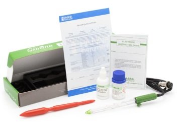 HANNA HI1294D Doğrudan Zemin ve Topraksız Medya pH elektrodu HI9814 ile birlikte kullanılır