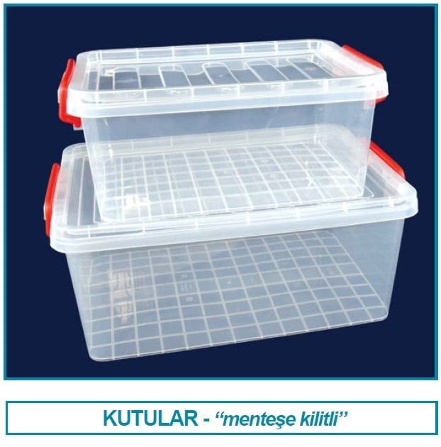 İSOLAB 062.36.910 saklama kutusu - büyük boy - 10 lt (1 adet)
