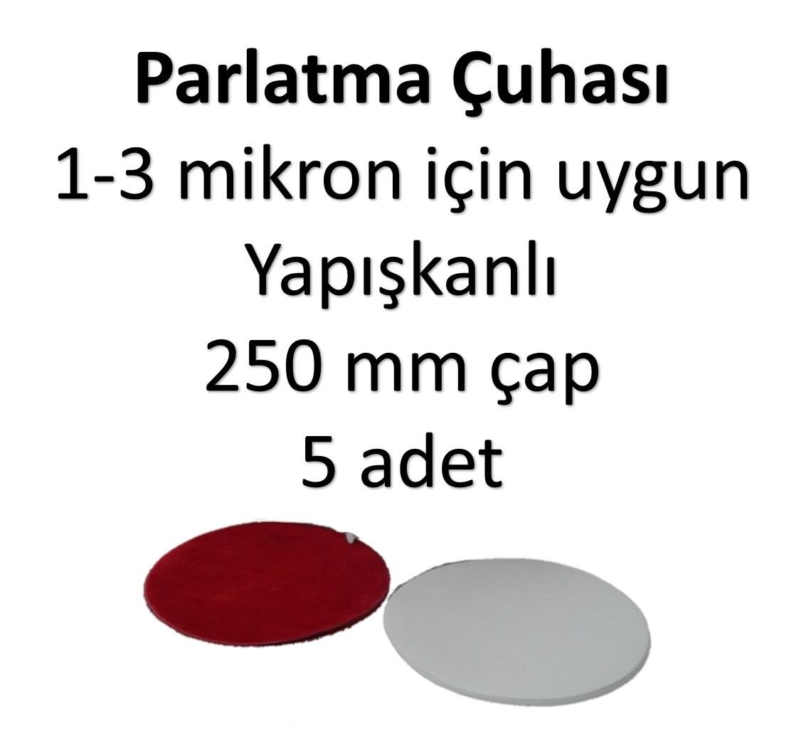 KENDİNDEN YAPIŞKANLI ÇUHA 1 ve 3 mikron için uygun 250 mm- 5 ADET
