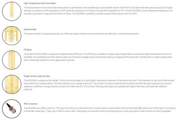 HANNA HI1343B BNC Konnektörlü Kalomel Referanslı PEI Vücut pH Elektrodu