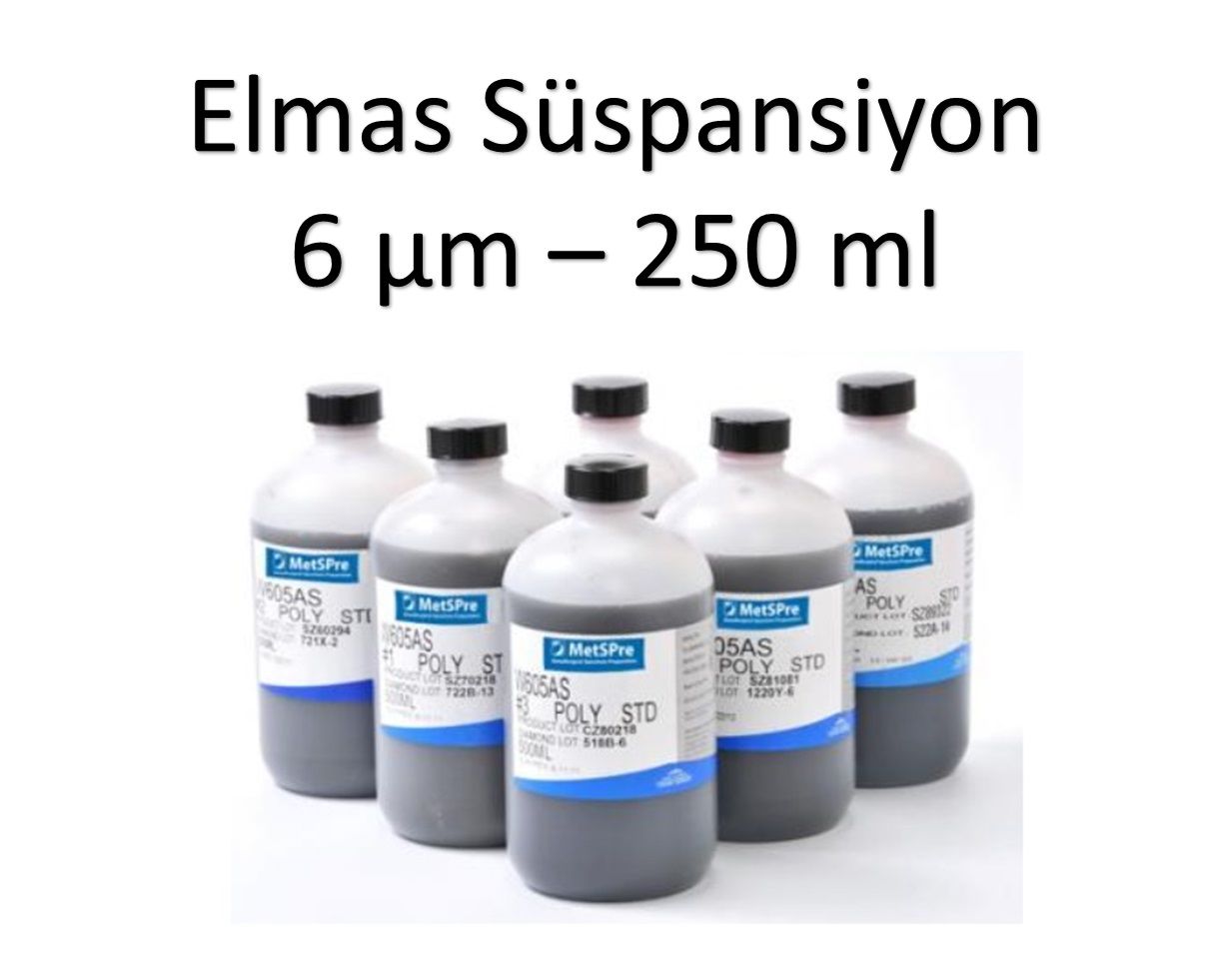 ELMAS SUSPANSIYON MONO KRİSTALİN 6 μm mikron 250 ML