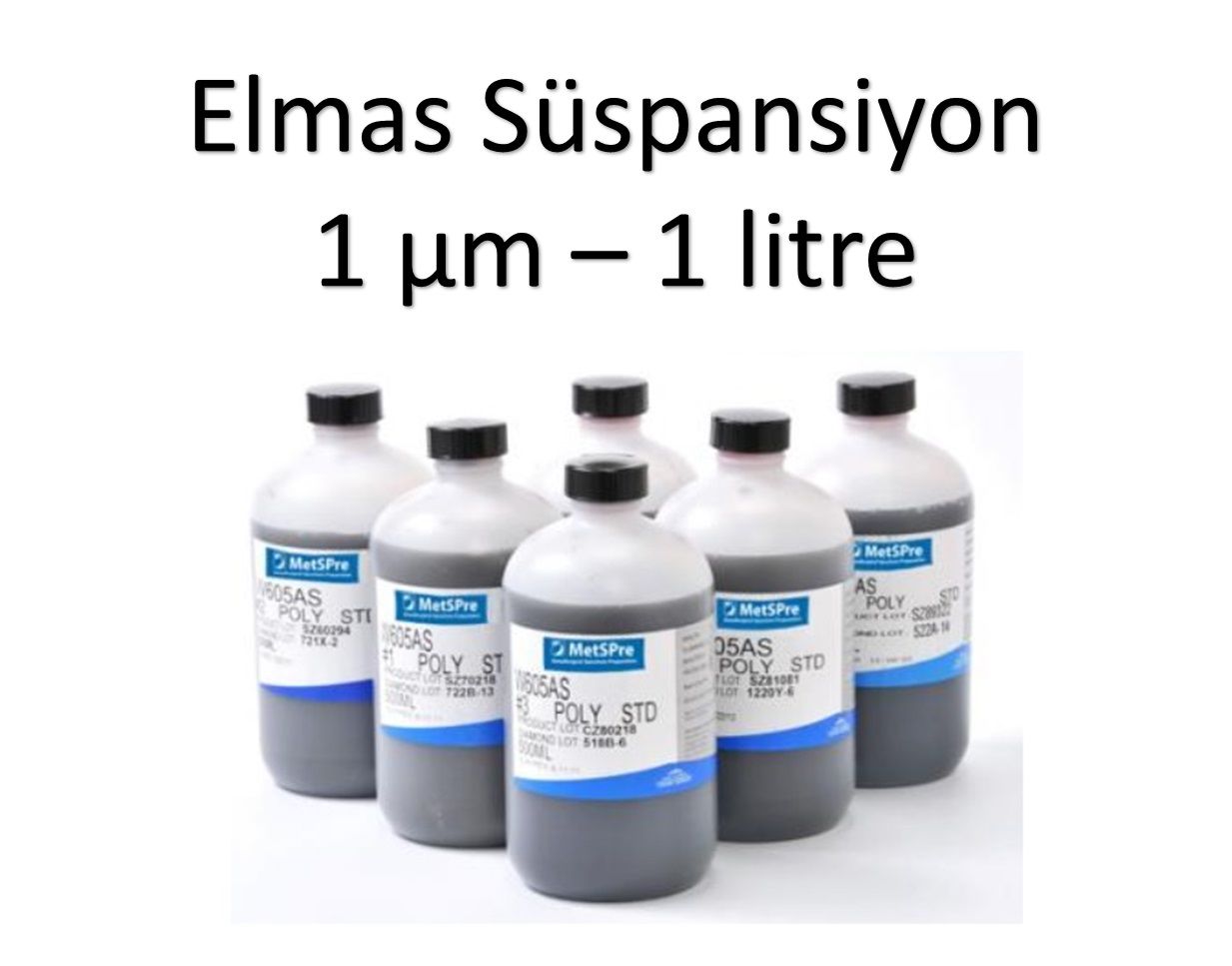 ELMAS SUSPANSIYON MONO KRİSTALİN 1 μm mikron - 1 LİTRE