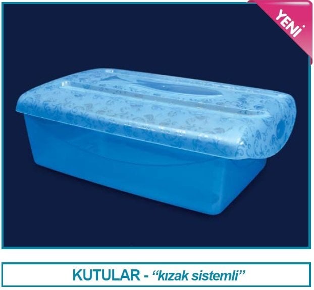 İSOLAB 062.31.001 saklama kutusu - raylı sistem - 3 lt (1 adet)