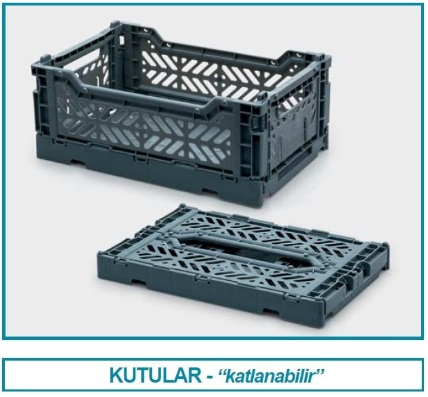 İSOLAB 062.38.904 kutu - transport - katlanabilir - 4 lt (1 adet)