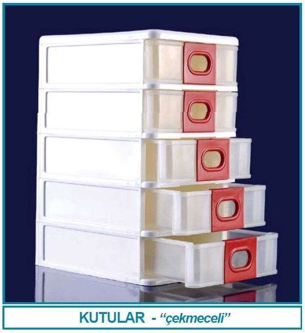 İSOLAB 062.34.006 raf - çekmece kutulu (1 adet)