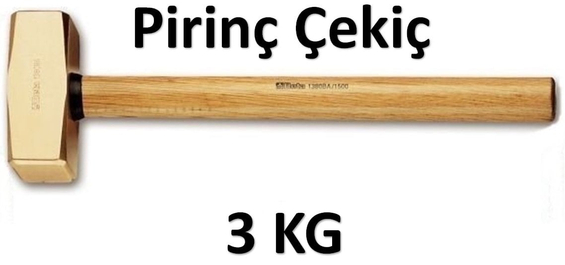 3 kg Pirinç Çekiç