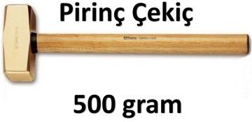 500 gram Pirinç Çekiç
