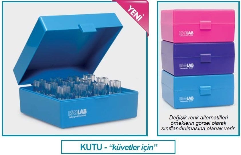 İSOLAB 098.03.001R kutu - küvet için - rubi (1 adet)