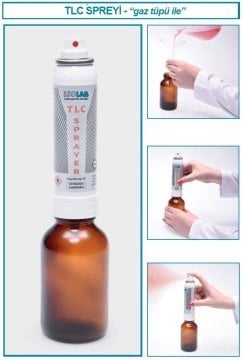 İSOLAB 108.02.001 TLC dağıtım spreyi - gaz kutusu (1 adet)